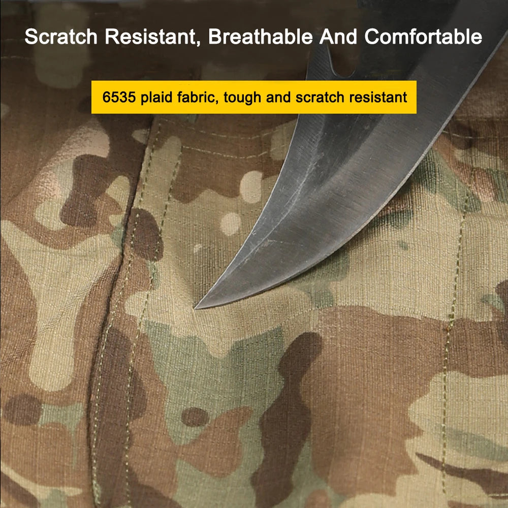 NONECN Combat Pants Camouflage Multicam Tactical Outdoor Trousers