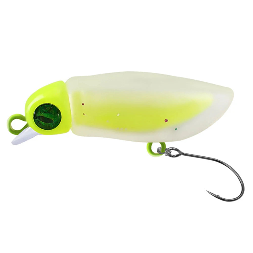 Shunmaii Insect Micro Soft Plastic Trout Lure Floating Spinner Crank