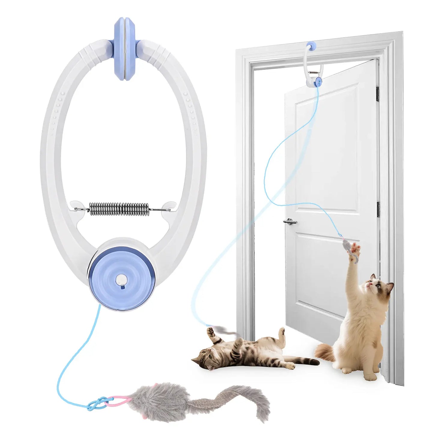 Cityflee Electric Door Hanging Cat Toy USB Rechargeable Interactive