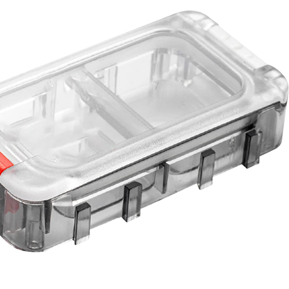 MOJOYCE Fishing Tackle Box Lure Storage Organizer Clear Top