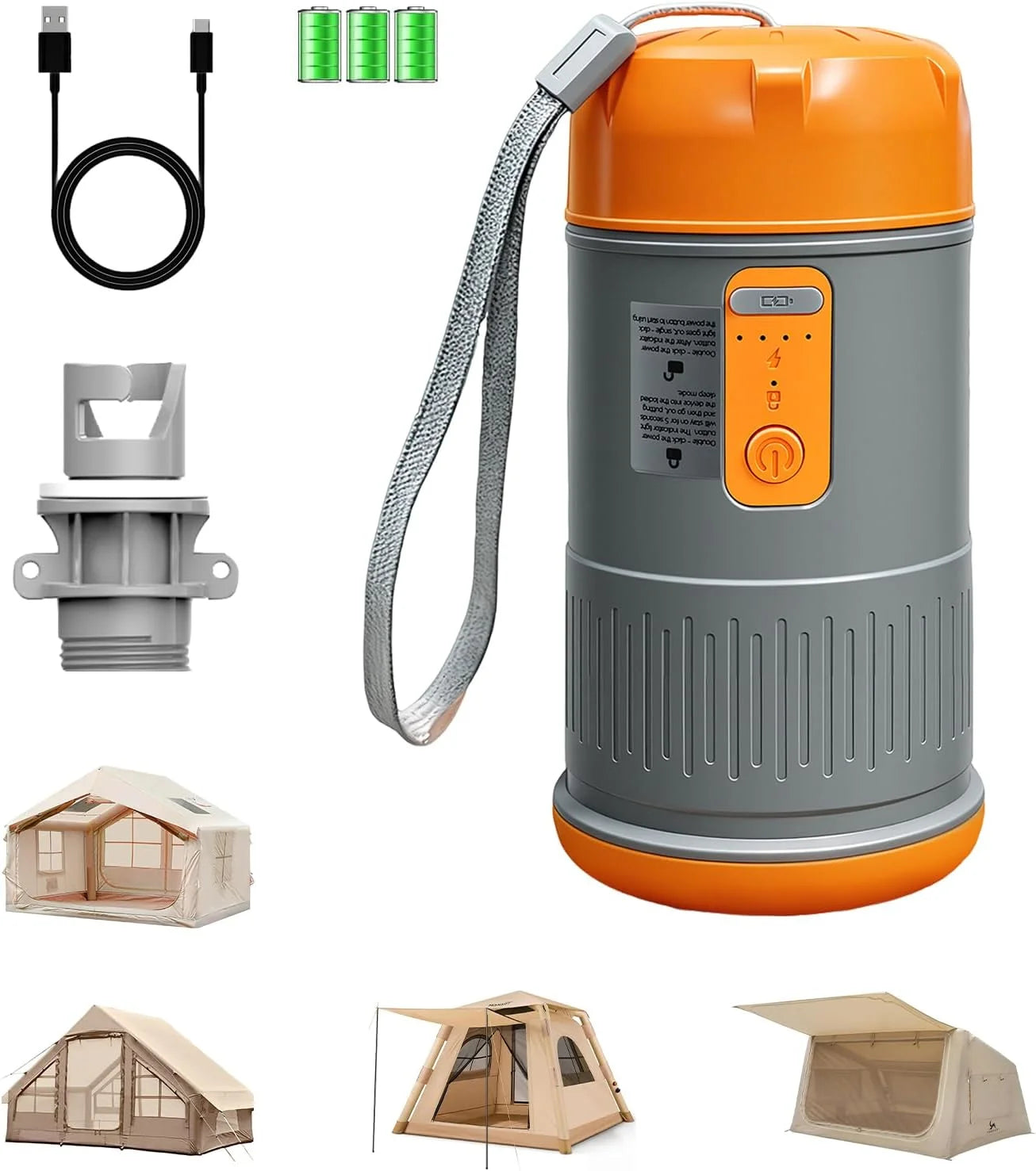 Portable High Pressure Electric Air Pump for Inflatable Tent