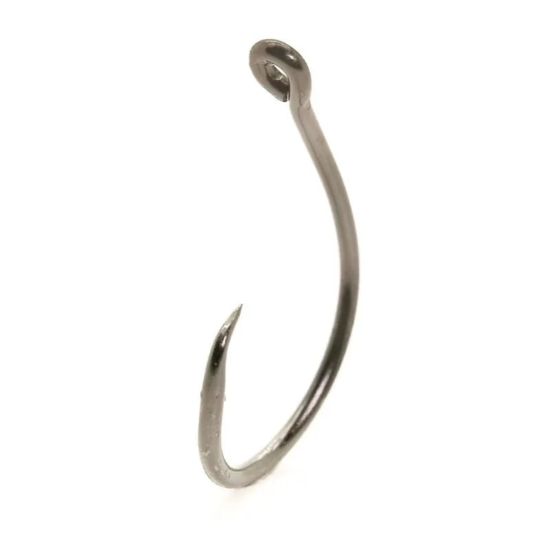 Carbon Steel Overturned Fishing Hooks Featuring Precision Points