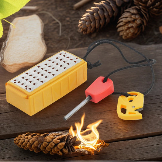 Sikiwind Tinder Maker With Fire Starter Tool Stainless Steel Grater