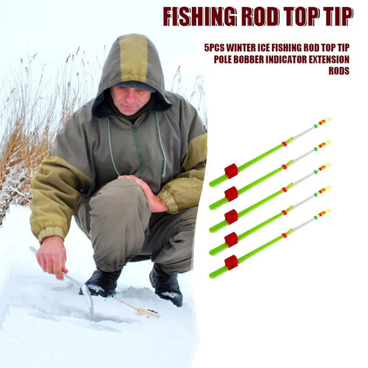 APWIKOGER Winter Ice Fishing Rod Tip Front End 5Pcs