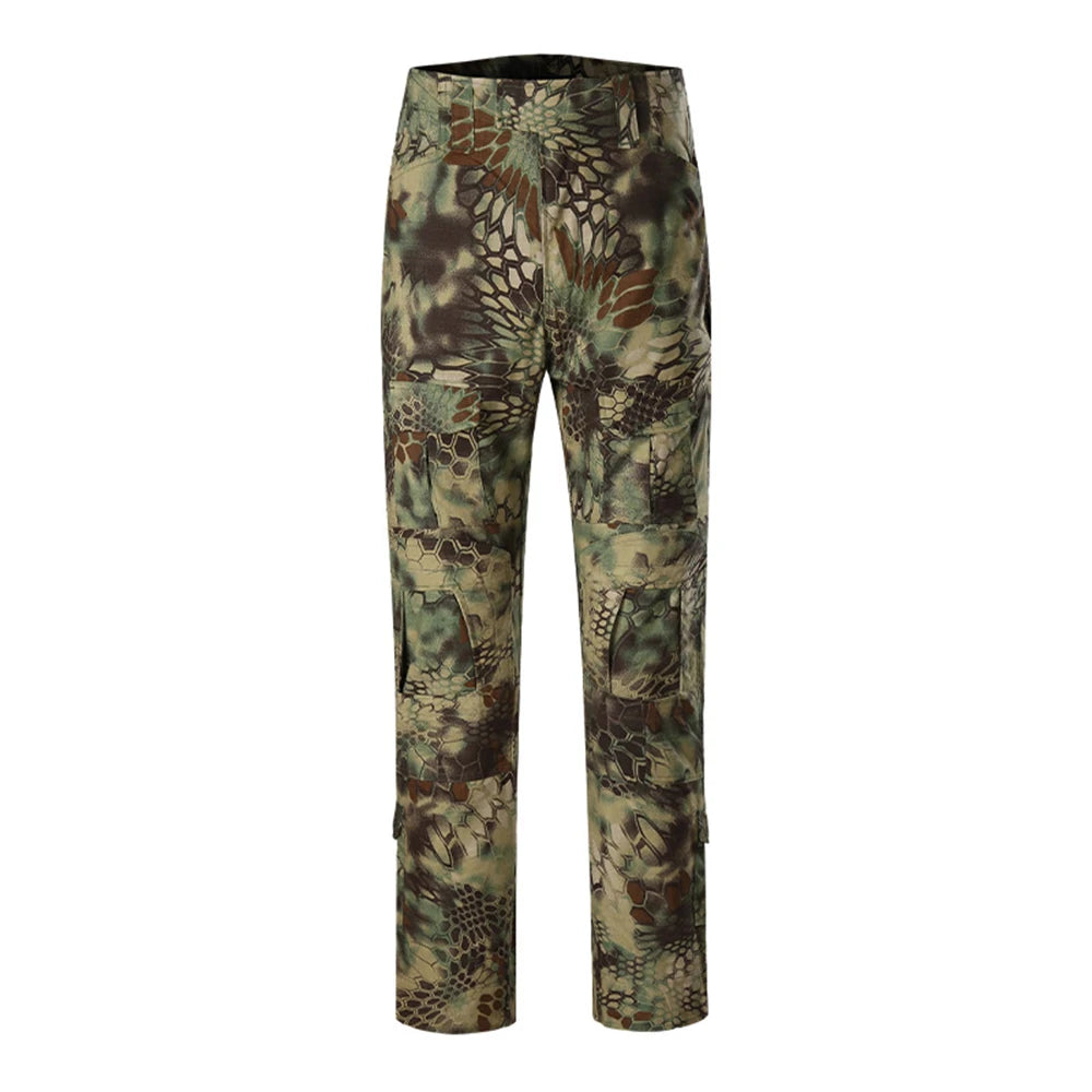 NONECN Combat Pants Camouflage Multicam Tactical Outdoor Trousers