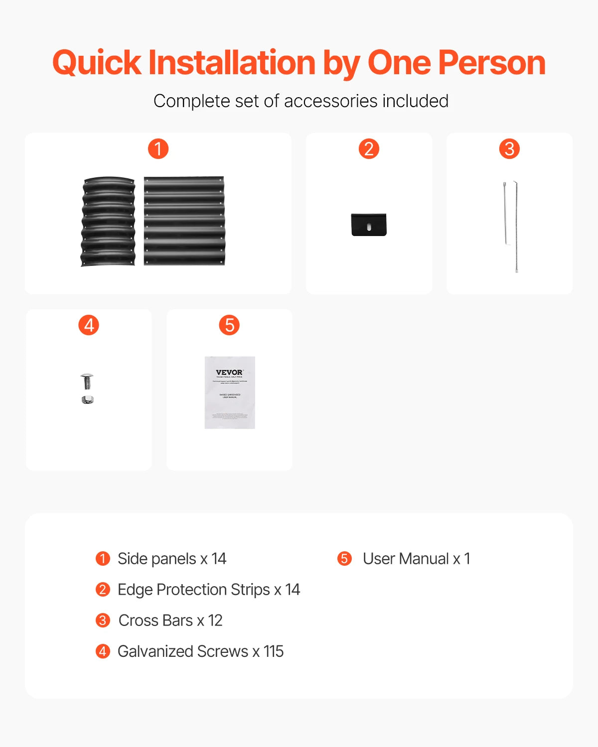 Metal Raised Garden Bed Galvanized Planter Box Open Bottom Oval