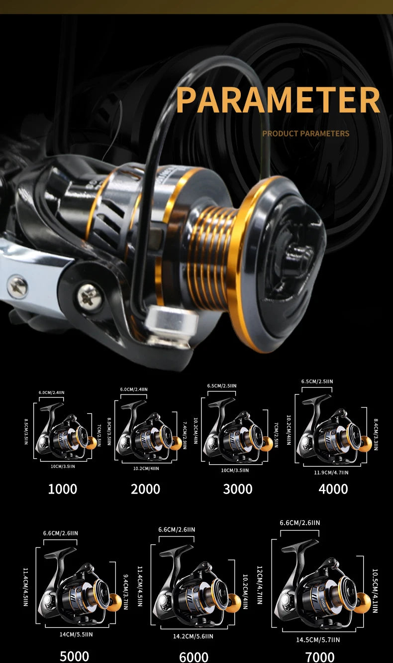 Barzillai NX High Speed Spinning Fishing Reel With 10kg Drag