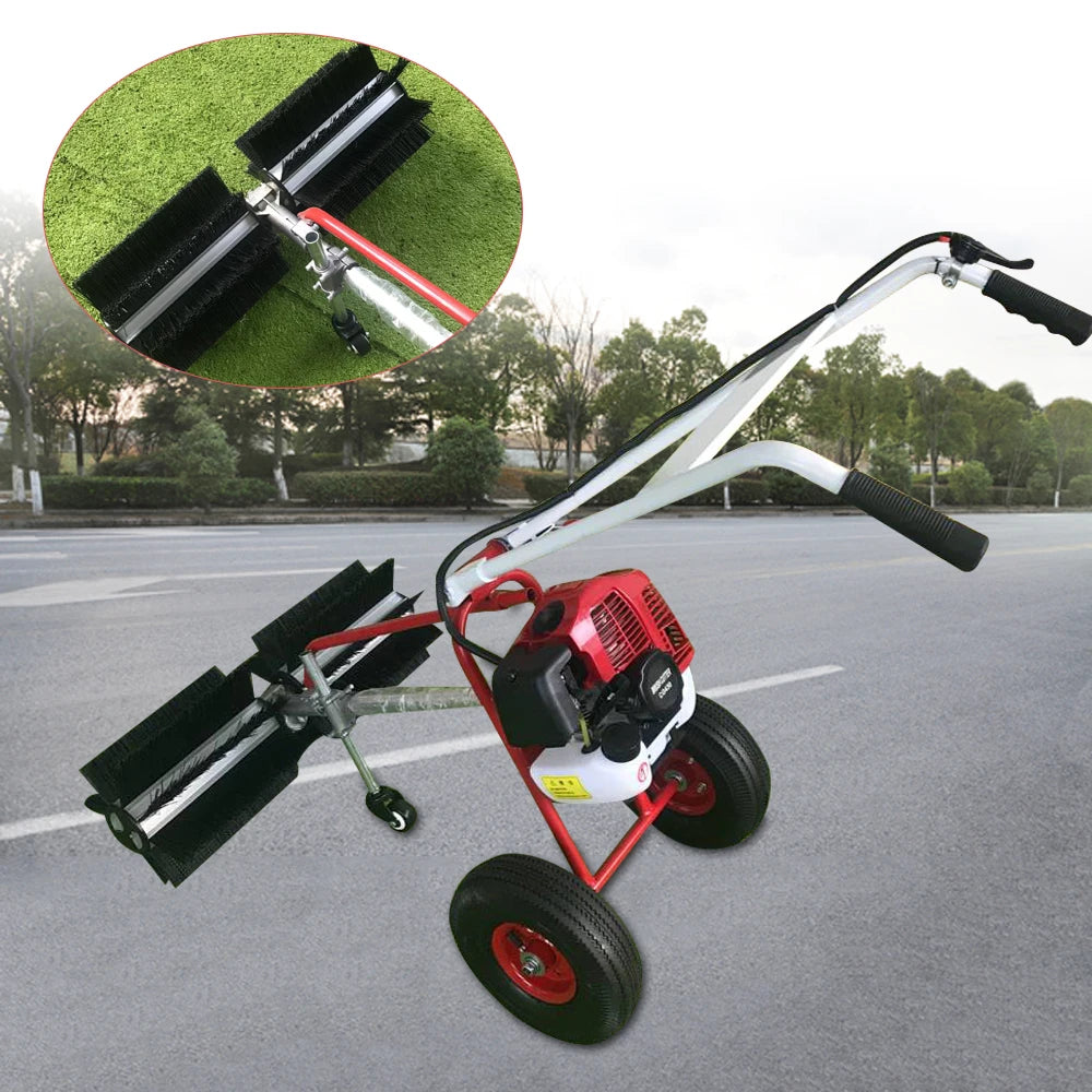 Grass Sweeper Portable Electric Broom Handheld Lawn Sweeper Gas Powered