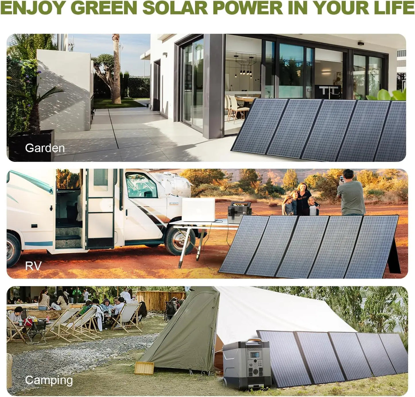 Allpowers Foldable Solar Panel Compatible With Power Stations