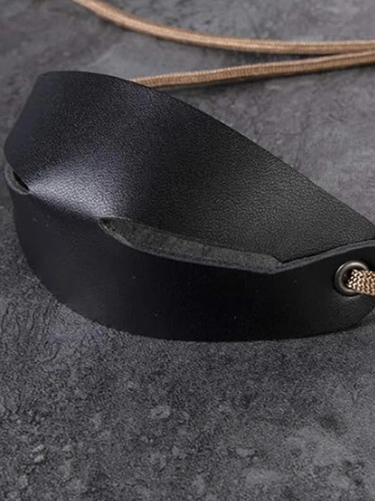Handmade Leather Shepherd Sling Old Fashioned Slingshot For Outdoor Sports