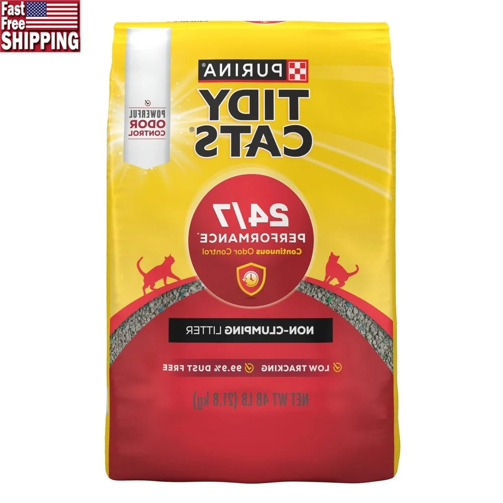 Multi-Cat Non-Clumping Cat Litter 24/7 Odor Control