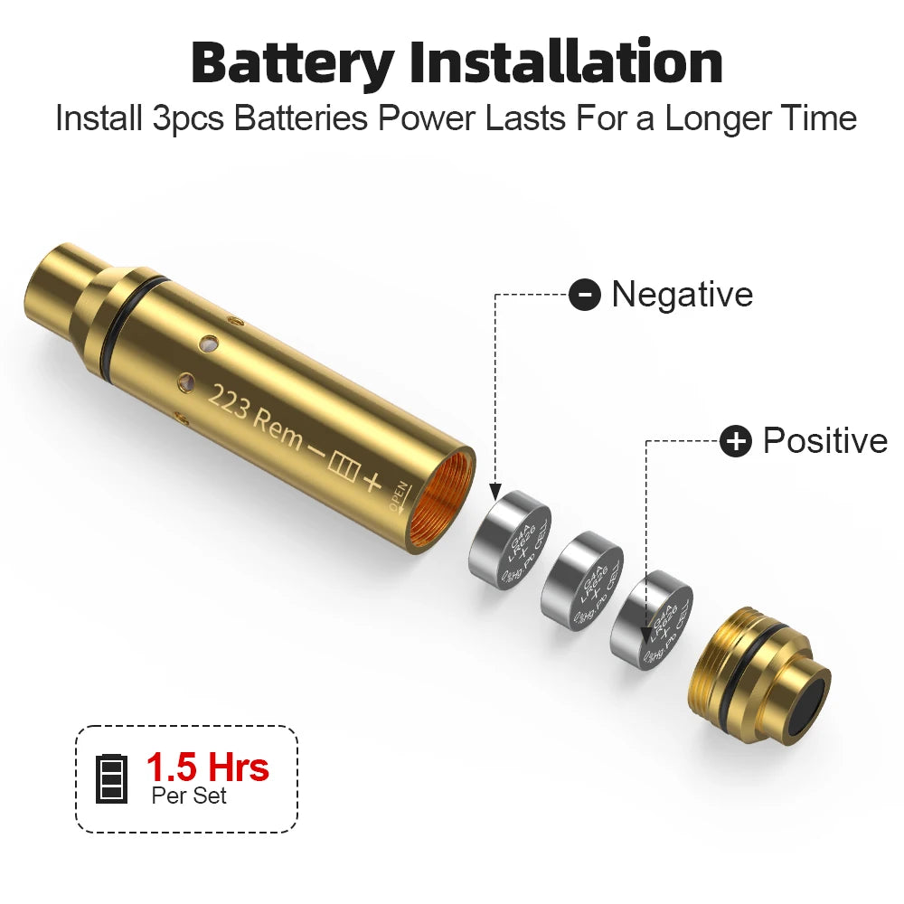 223 Laser Training Cartridge Dry Fire Laser Trainer Bullet