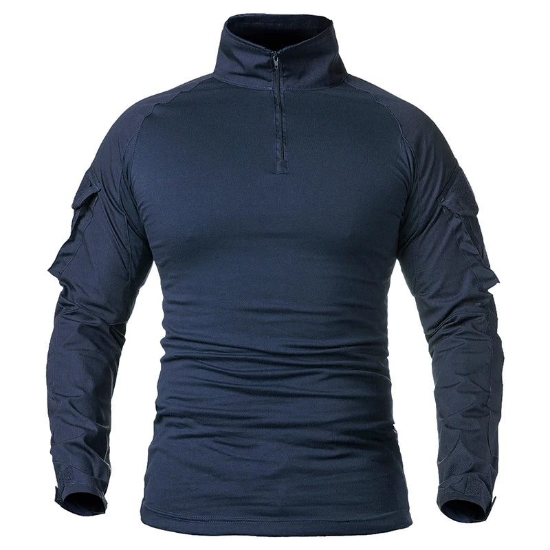 ReFire Gear Men's Long Sleeve Combat Shirt Quarter Zip