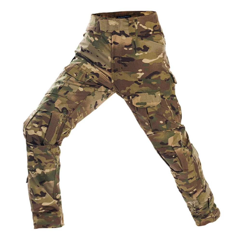 NONECN Combat Pants Camouflage Multicam Tactical Outdoor Trousers