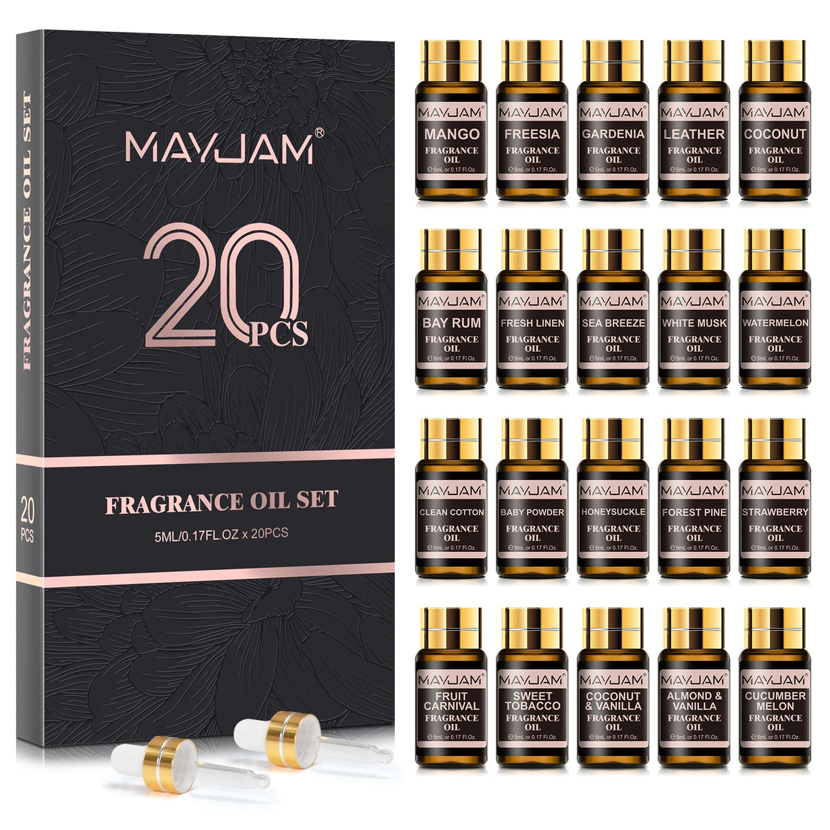 Mayjam Fragrance Oils Kit For Humidifier Diffuser Candle Making